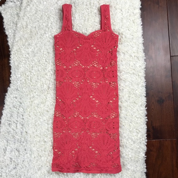 Free People Intimately Pink Lace Bodycon Dress - Picture 3 of 7
